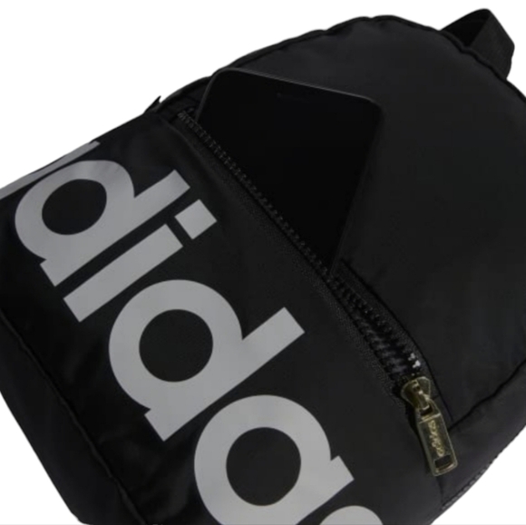 adidas Linear Mini Backpack Small Travel Bag - Picture 3 of 3